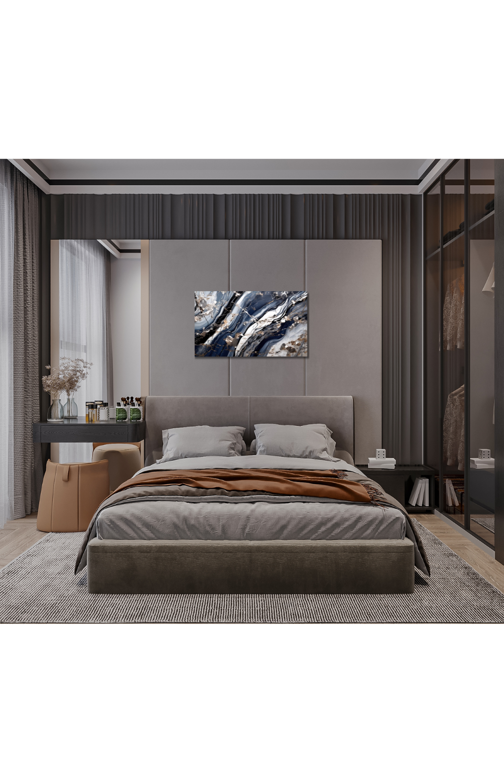 Imperial Indigo Calacatta